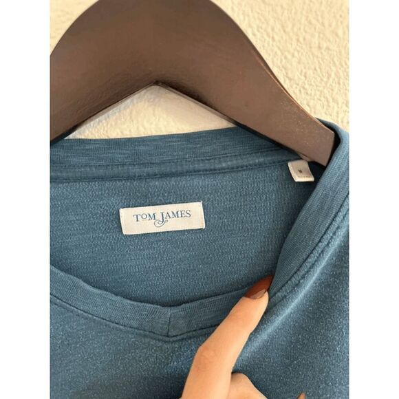 Tom James Long Sleeve V-Neck - Picture 2 of 7